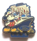 Disney Cruise Line pin: 2016 British Isles - Capt. Mickey, LE 2000