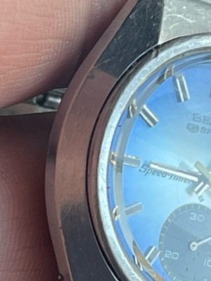 Vintage Seiko 5 Sports Speed timer Sunrise 6139-8040 Chrono