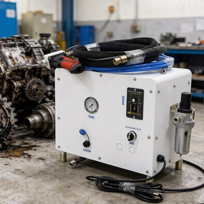 #ad #ad 110V Dry Ice Blasting Machine Small Dry Ice Burr Cleaning Machine 3.3Lb Capacity $1777.60