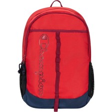 Champion Center Red Navy Blue Backpack Fits 15" Laptop New