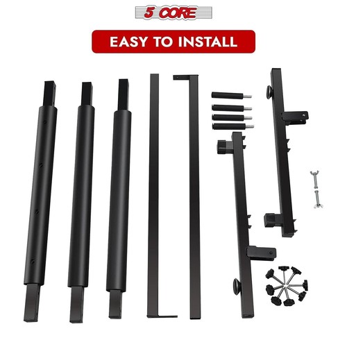 5 Core Multi Guitar Rack Stand Floor 3 Slot Adjustable Flying V Guitars Holder - Picture 9 of 17