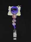 Retractable ID Holder Badge Reel With Dragonfly Charm — photo 2
