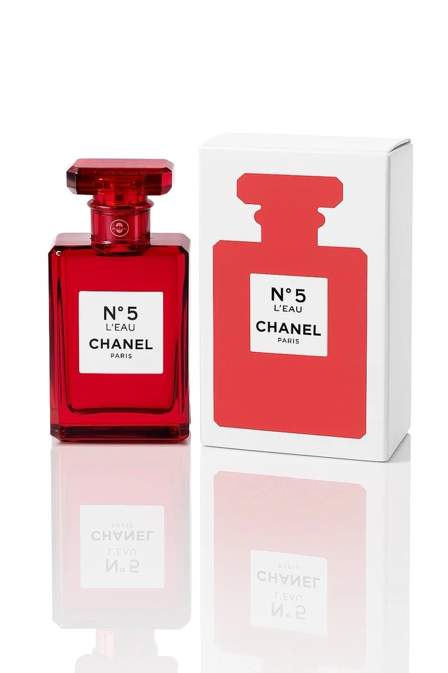 Chanel Nº 5 L’eau Rojo Edición Especial Raro 7.5ml/0.25oz MINI dabber/splash Nuevo en Caja Foto 4 de 4