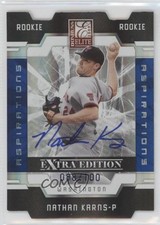 2009 Donruss Elite Extra Edition Aspirations Signatures Nathan Karns Auto 15wv