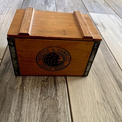 Vintage Proctor & Gamble Ivory Soap Wood Advertising Crate Box | eBay