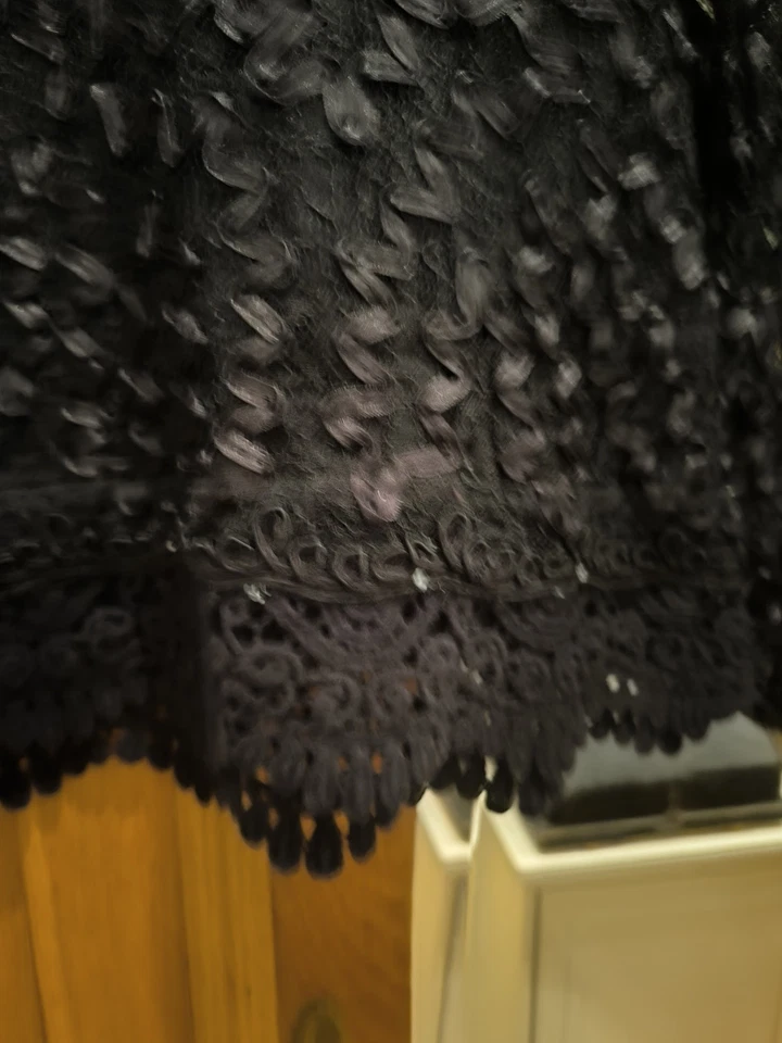 Gr 36 Edler Pullover Festlich Verspielte Details Ausgefallen Extravagant Selten - Bild 4 von 4