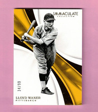 Lloyd Waner 2017 Panini Immaculate #11 HOF #d /99 B406