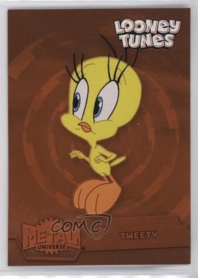 2024 Fleer Retro Looney Tunes Metal Universe Orange FX 100/200 Tweety Bird 5x5