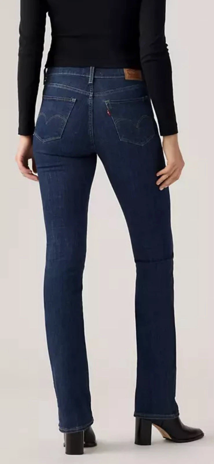 Levi’s 315 Shaping Bootcut Women’s Jeans Size 32 (Fits US 12) Dark Blue Stretch