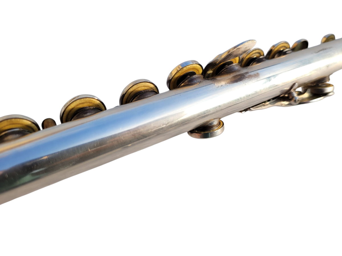 Flute Yamaha 221 Silver Plated Flute With Offset G Key and