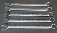 Lot of 5 Proto Professional Metric 17mm 12 Point Combination Wrench 1217MASD