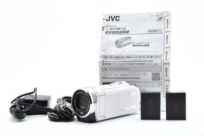 JVC Everio GZ-HM133　（良品） JVC Kenwood Everio GZ-HM133 White Camcorder Video Camera Full HD