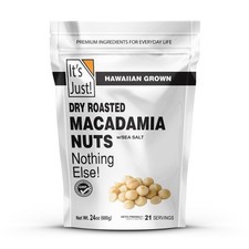 It's Just - Hawaiian Macadamia Nuts 1.5lbs , Small Batch Dry Roasted in USA,...