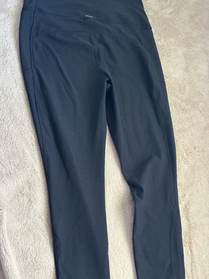 Mondetta Performance + Luxury Women s Black High Rise Ankle Leggings M