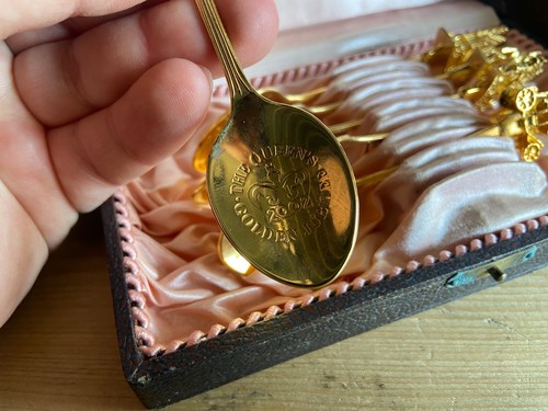 Vintage 2002 Golden Jubilee Spoons Gold Plated and other Collectable Spoons Etc - Picture 4 of 21