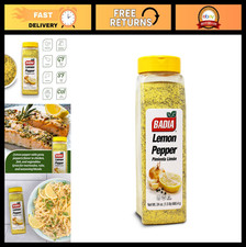 Zesty Lemon Pepper Seasoning 24 oz - Garlic, Onion  Citrus Blend for Chicken, S