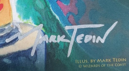 Timetwister Play Mat MTG Playmat SIGNED Mark Tedin Wizards Of The Coast - Picture 3 of 8
