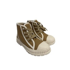 Open Edit Girls Canvas Boots sz 10 Zip Up NEW Bag 50-OO