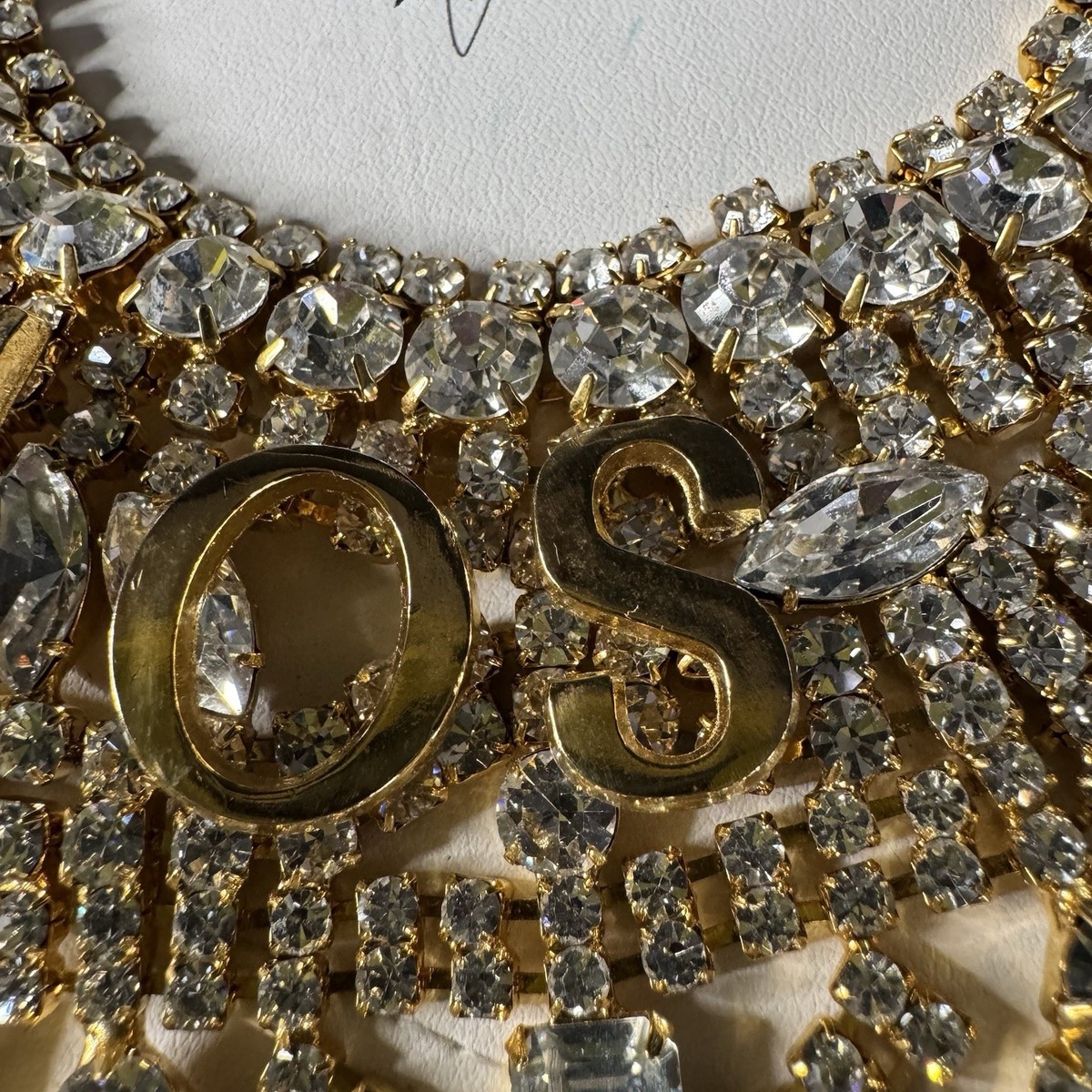 Tom Binns Chaos Crystal Collar Necklace Britney Spears RARE With 