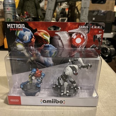 Metroid Dread Amiibo - Samus & EMMI Set E.M.M.I - Figures Brand New Sealed