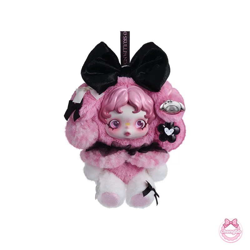 SKULLPANDA ぬいぐるみセット XG Kuromi My Melody 100% Authentic Skullpanda x My Melody & Kuromi Series Figure Toy