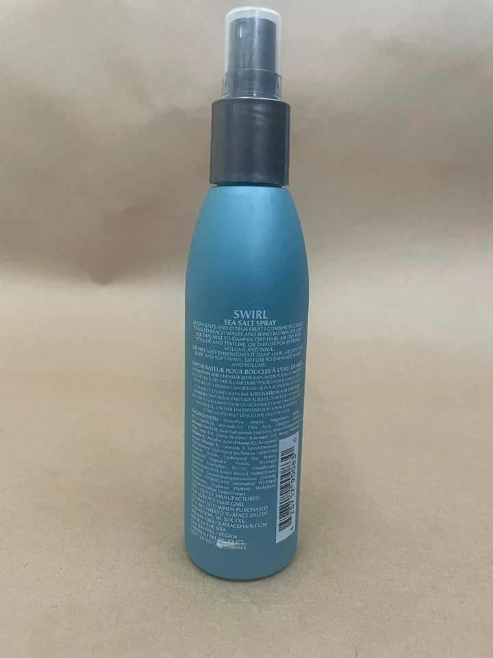 Spray de sal marina SURFACE Swirl 6 oz / 177 ml ¡MEJOR PRECIO! Foto 2 de 2