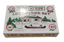 Roy Toy Log Building Set The Camp Complete Set No. 9 Wooden USA Made