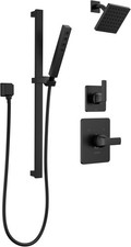 Delta Velum 3-Setting Shower System Matte Black Rain Shower Handheld Combo
