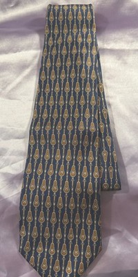CELINE PARIS MENS TIE/100% SILK/COA/BEAUTIFUL PRELOVED!!
