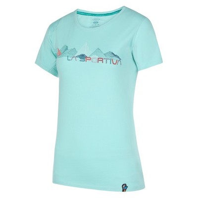 La Sportiva - Peaks T-Shirt Women iceberg L Damenklettershirt Bouldern Outdoor 