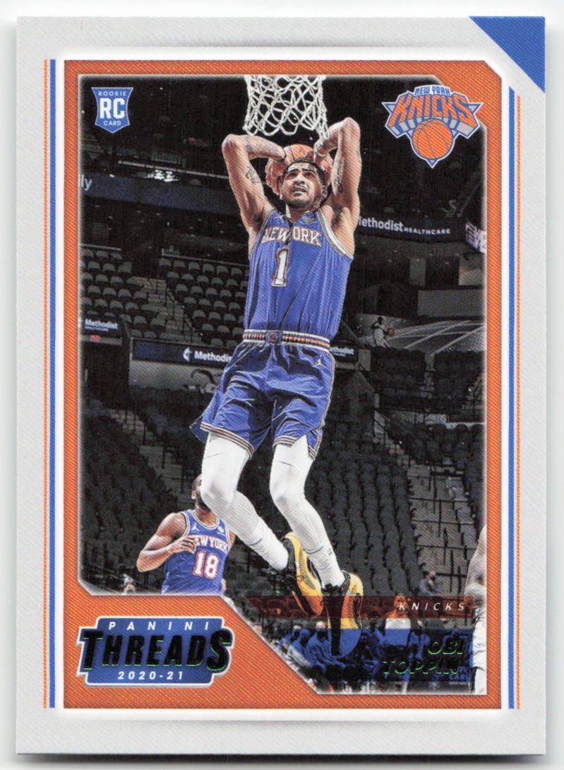 2020-21 Panini Chronicles #80 Obi Toppin Green