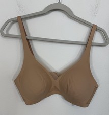Honeylove Crossover V-Neck Bra Sand NWT Size Small