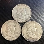 1952 P, D, & S Franklin Half Dollar