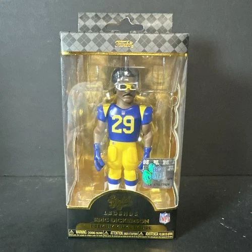 Funko GOLD Eric Dickerson NFL Los Angeles Rams Blue Jersey 5" Figure