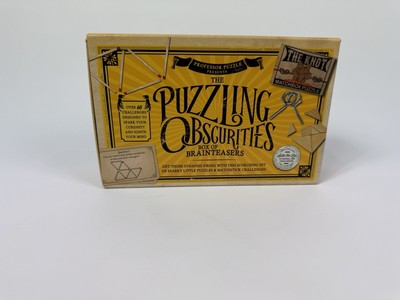 Professor Puzzle The Puzzling Obscurities Box of Brainteasers 60+ Challenges NIB