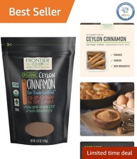 5.57 Ounce Organic Ground Ceylon Cinnamon - Sweet, Pure  Fairtrade Certified