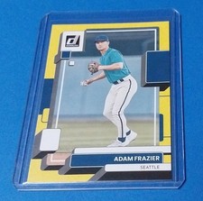 2022 Donruss Baseball Base #217 Adam Frazier Seattle Mariners Yellow Card