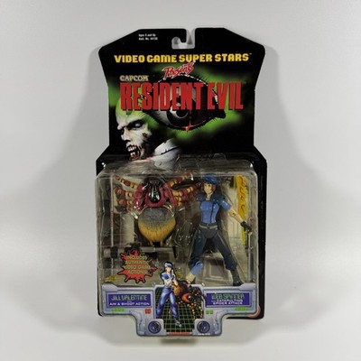 Video Game Superstars Resident Evil CAPCOM Jill Valentine + Web Spinner New
