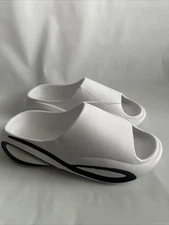 Dius EVA Infinity Slides Size 10-11 White Black Sandal Shoes Flip Flops