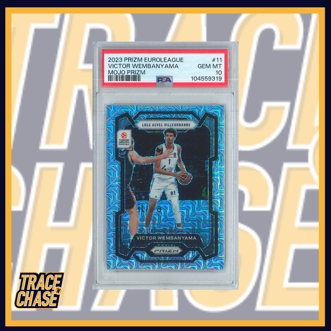 2023-24 Panini Prizm Euroleague Victor Wembanyama Mojo 13/25 PSA10 #11