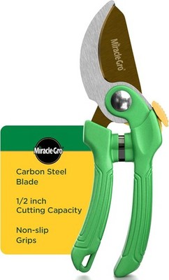 Bypass Pruning Shears   1/2 in. Cutting Capacity; Gardening Hand Pruner with