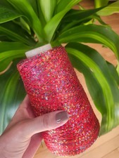 Italian luxury Sequins yarn on the cone 340g