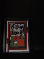 2025 Panini Donruss Threads Chase Brown #DTH-CBN Cincinnati Bengals Memorabilia