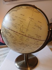 Vintage Rotating Atlas World Map