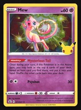 Mew 011/025 Celebrations Holo Rare Pokemon Card