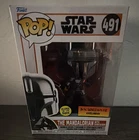 Funko Pop! Star Wars The Mandalorian Darksaber Glow Box Warehouse #491