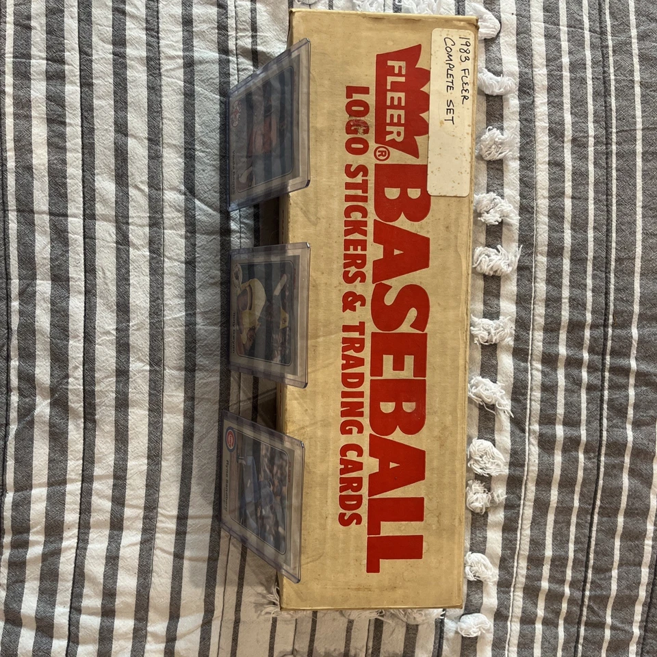 Juego completo de béisbol Fleer 1983 1-660 casi nuevo-como nuevo Sandberg Gwynn Boggs radiocontrol patio MLB Foto 2 de 4