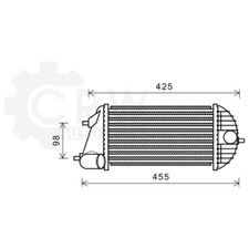 Ladeluftkühler Ladeluft Kühler für Suzuki Swift IV FZ NZ