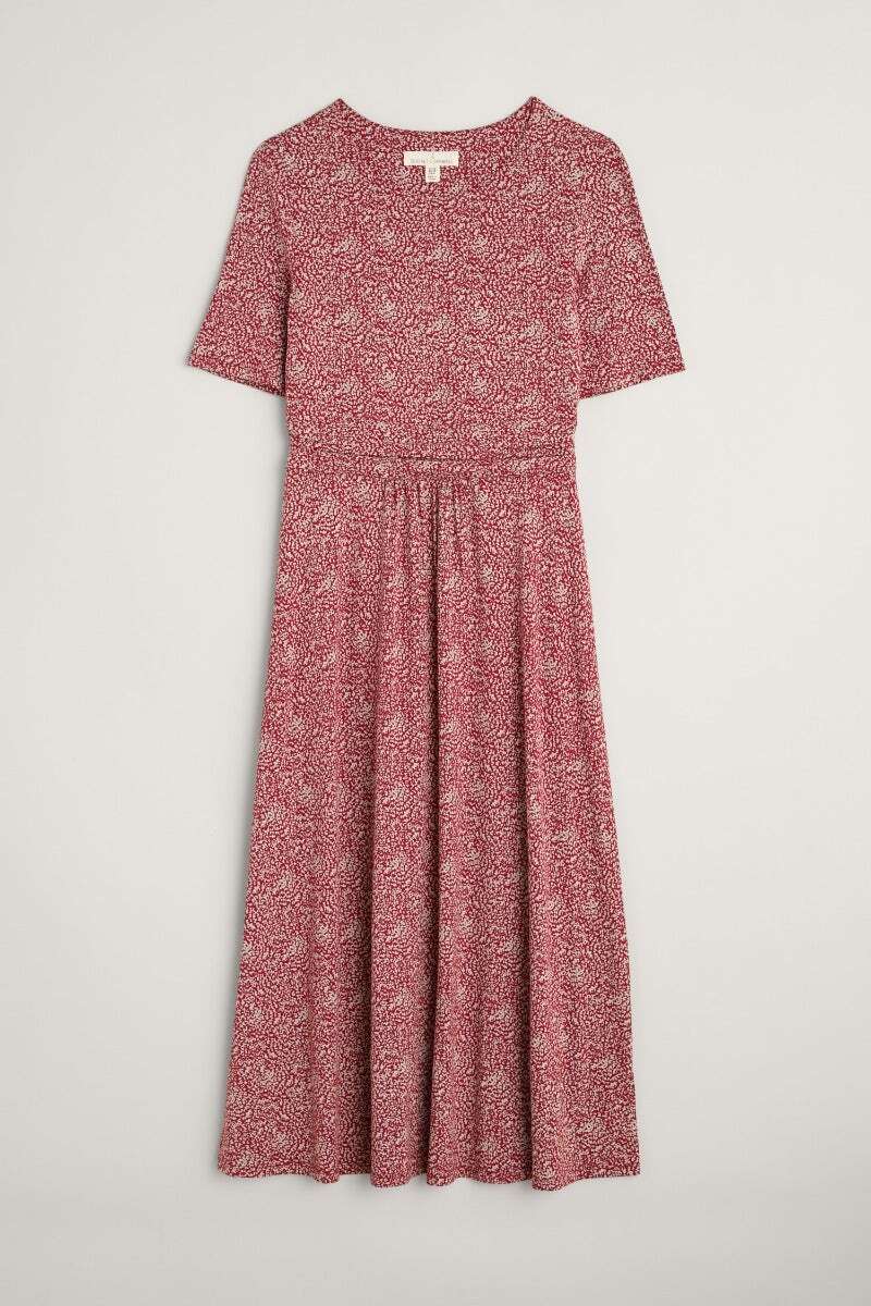 Seasalt Women's Dress red Alaria Jersey Dress Regular Paint