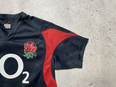 Nike イングランド　o2 vintage Nike O2 England long sleeve rugby jersey size s | eBay